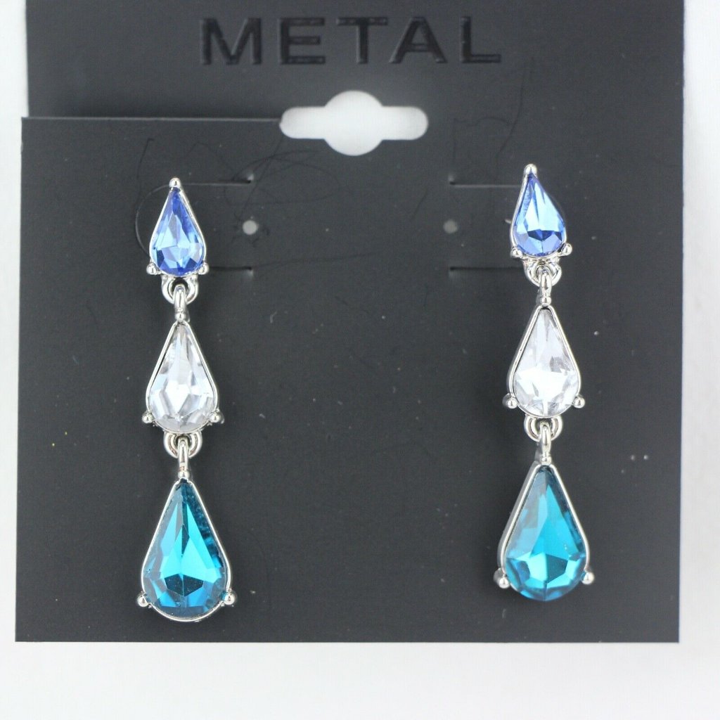 Metal Earrings 1 5/8
